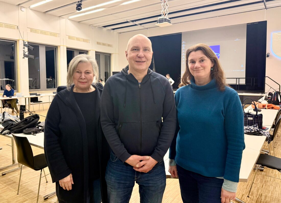 Birgit Wolff, Carsten Heeder und Myriam Christ